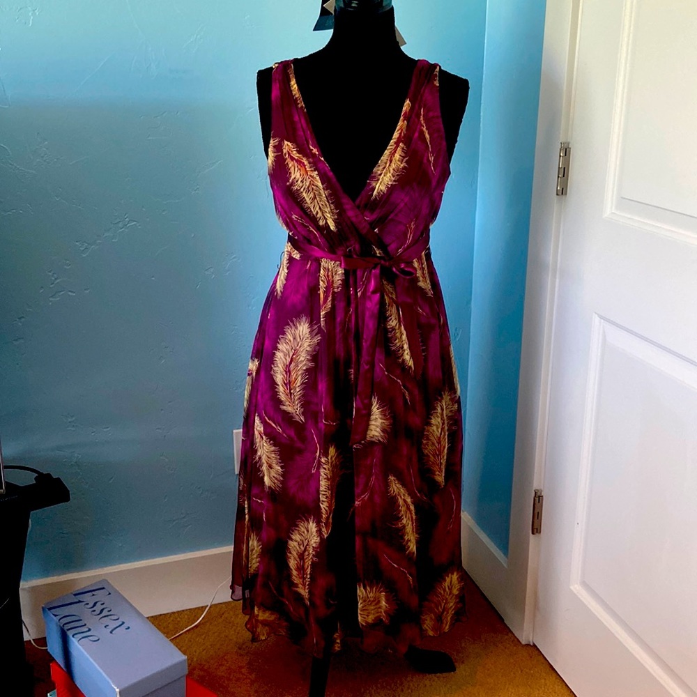 Anthroplogie Saja silk maxi dress - gorgeous never worn